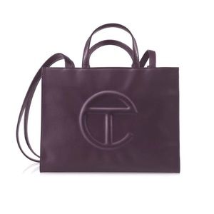 NWT Telfar Eggplant Medium Shopping Bag